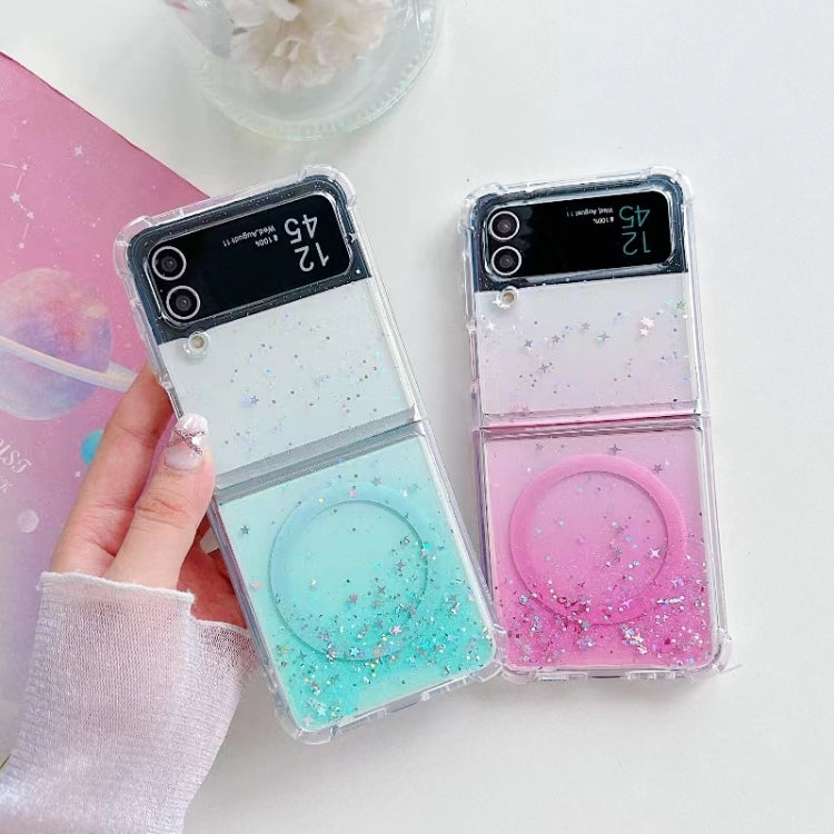 For Samsung Galaxy Z Flip7 Magsafe Glitter TPU Phone Case