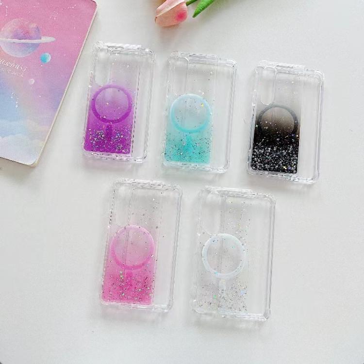 For Samsung Galaxy Z Fold6 Magsafe Glitter TPU Phone Protective Case