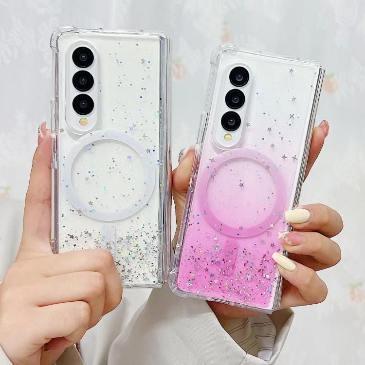 For Samsung Galaxy Z Fold6 Magsafe Glitter TPU Phone Protective Case