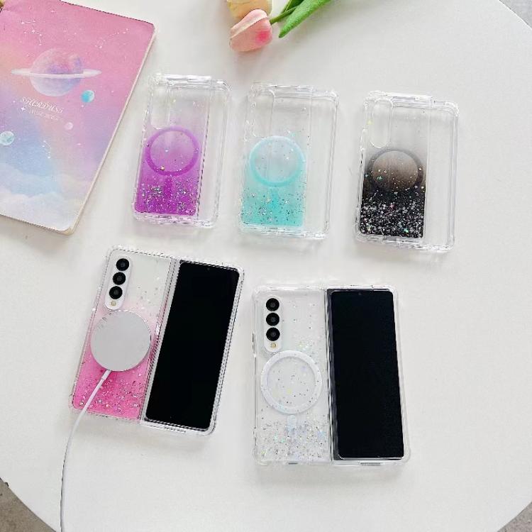 For Samsung Galaxy Z Fold6 Magsafe Glitter TPU Phone Protective Case