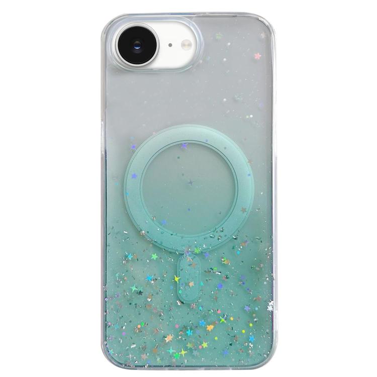 For iPhone 17e / 16e Glitter MagSafe Hybrid Clear TPU Phone Case