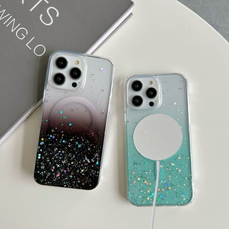 For iPhone 17e / 16e Glitter MagSafe Hybrid Clear TPU Phone Case