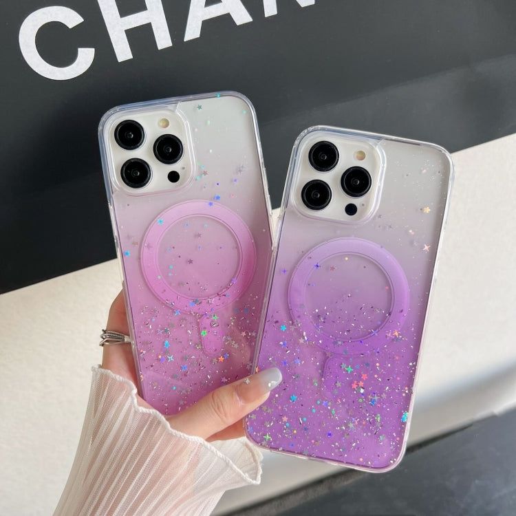 For iPhone 17e / 16e Glitter MagSafe Hybrid Clear TPU Phone Case