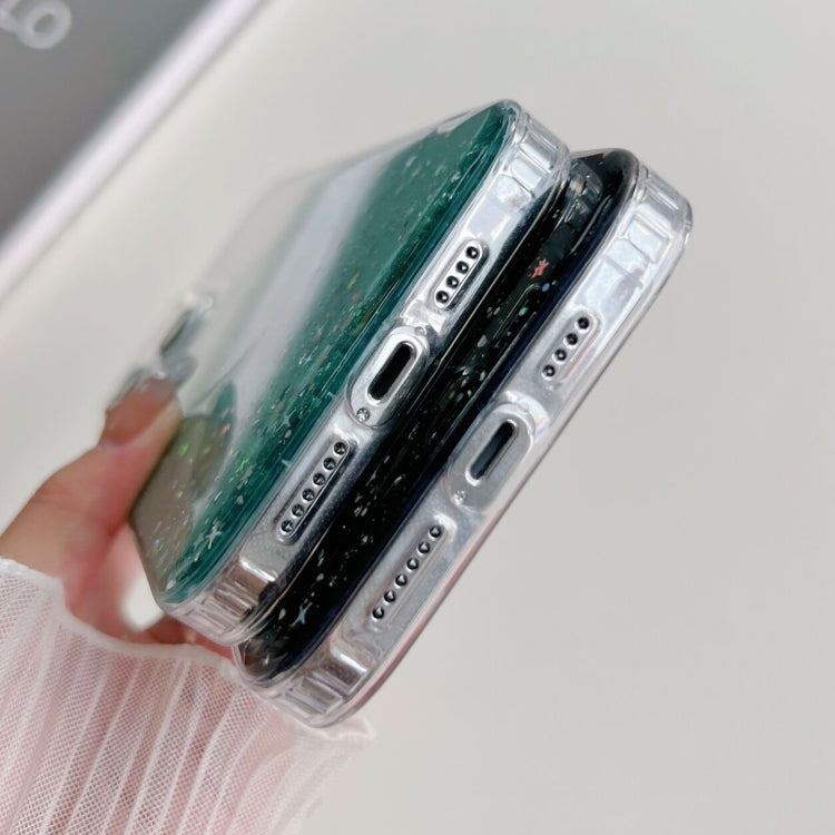 For iPhone 17e / 16e Glitter MagSafe Hybrid Clear TPU Phone Case