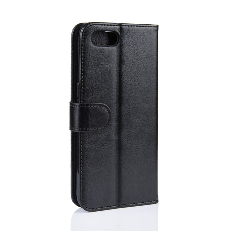 R64 Texture Single Fold Horizontal Flip Leather Case for OPPO Realme C2/OPPO A1K, with Holder & Card Slots & Wallet