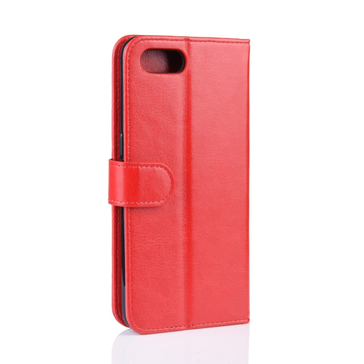 R64 Texture Single Fold Horizontal Flip Leather Case for OPPO Realme C2/OPPO A1K, with Holder & Card Slots & Wallet