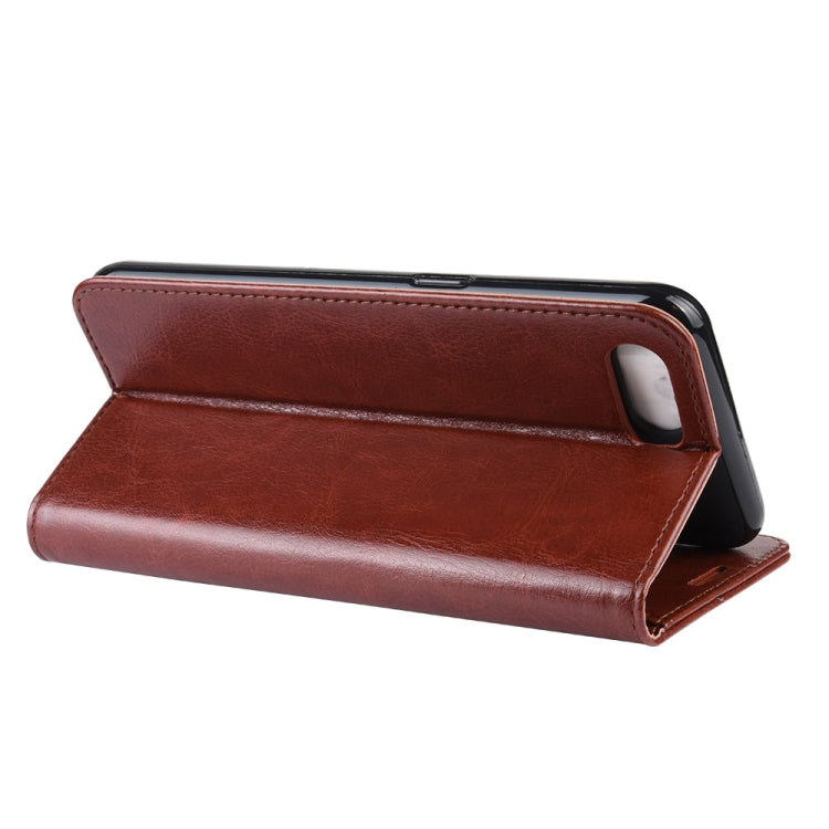 R64 Texture Single Fold Horizontal Flip Leather Case for OPPO Realme C2/OPPO A1K, with Holder & Card Slots & Wallet