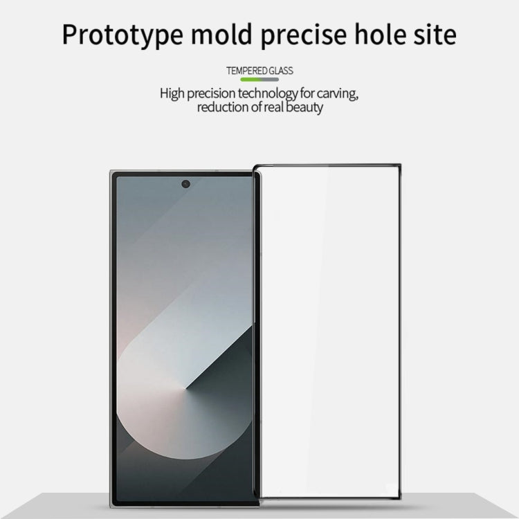 For Samsung Galaxy Z Fold6 PINWUYO 9H 3D Full Screen Explosion-proof Tempered Glass Film - Black