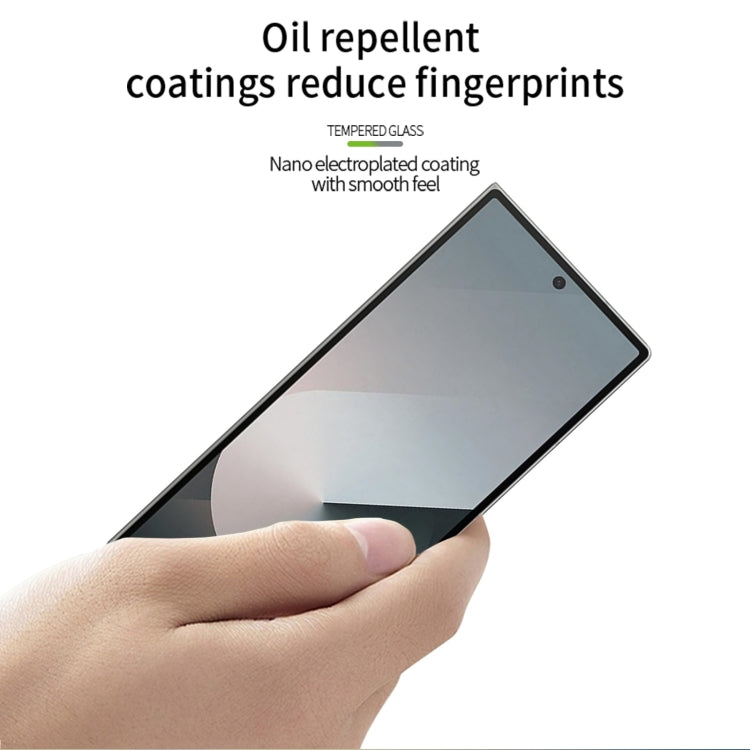 For Samsung Galaxy Z Fold6 PINWUYO 9H 3D Full Screen Explosion-proof Tempered Glass Film - Black