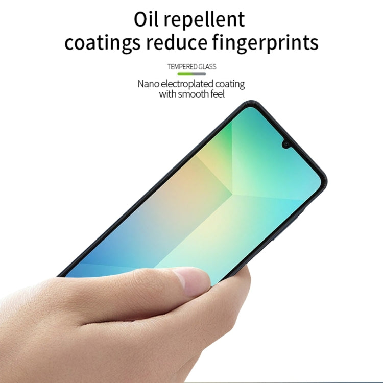 For Samsung Galaxy A06 4G PINWUYO 9H 3D Full Screen Explosion-proof Tempered Glass Film - Black