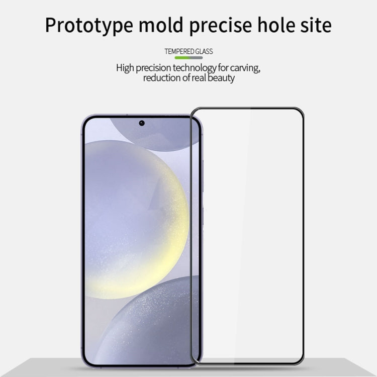For Samsung Galaxy S25+ 5G PINWUYO 9H 3D Full Screen Explosion-proof Tempered Glass Film - Black