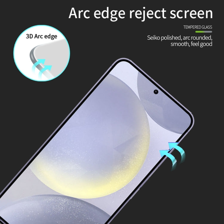 For Samsung Galaxy S25+ 5G PINWUYO 9H 3D Full Screen Explosion-proof Tempered Glass Film - Black