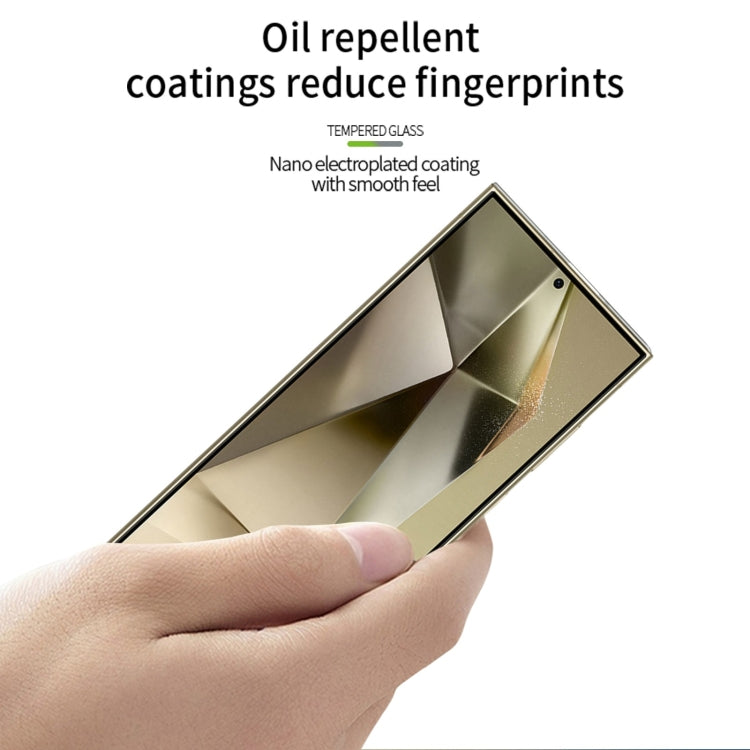 For Samsung Galaxy S25 Ultra 5G PINWUYO 9H 3D Full Screen Explosion-proof Tempered Glass Film - Black