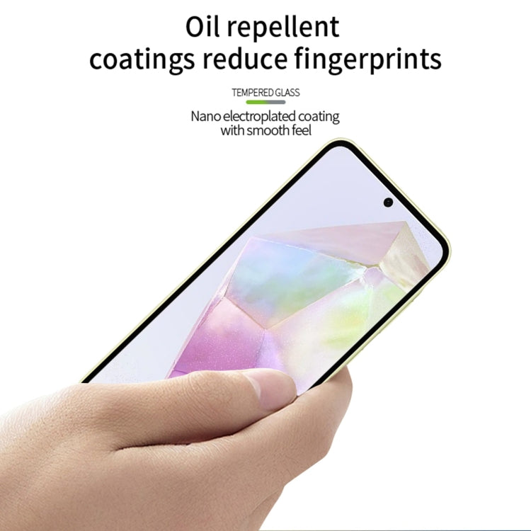 For Samsung Galaxy A36 / A56 PINWUYO 9H 3D Full Screen Explosion-proof Tempered Glass Film - Black