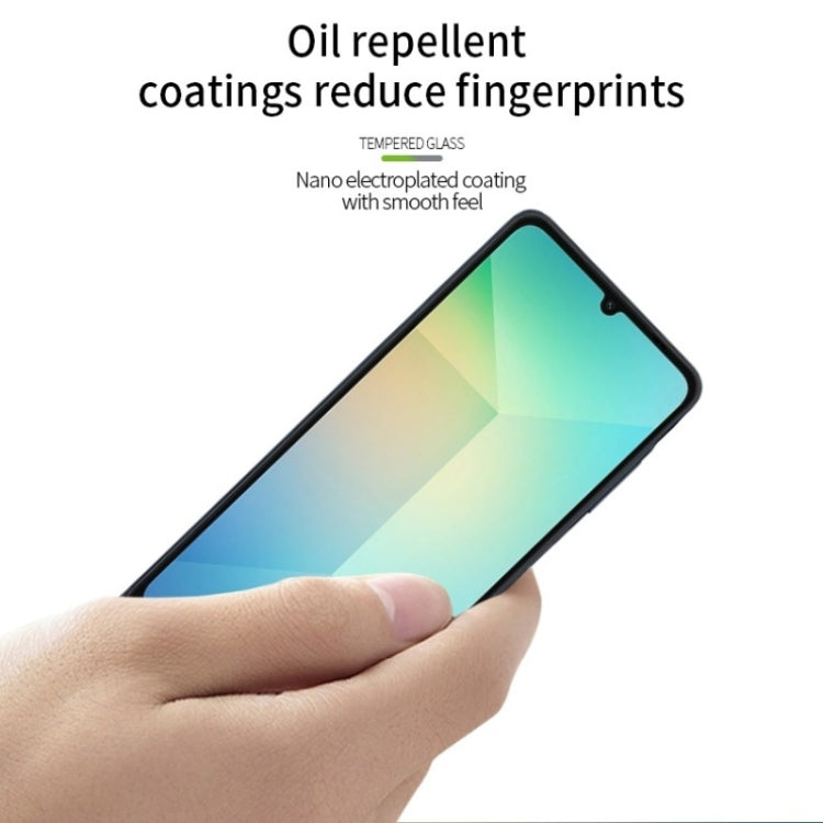 For Samsung Galaxy A26 PINWUYO 9H 3D Full Screen Explosion-proof Tempered Glass Film - Black