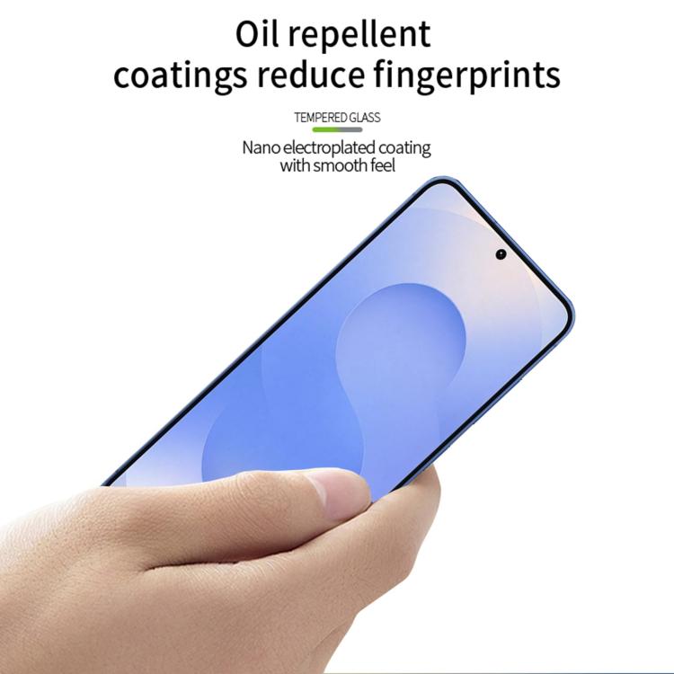 For Samsung Galaxy S25 Edge PINWUYO 9H 3D Full Screen Explosion-proof Tempered Glass Film - Black