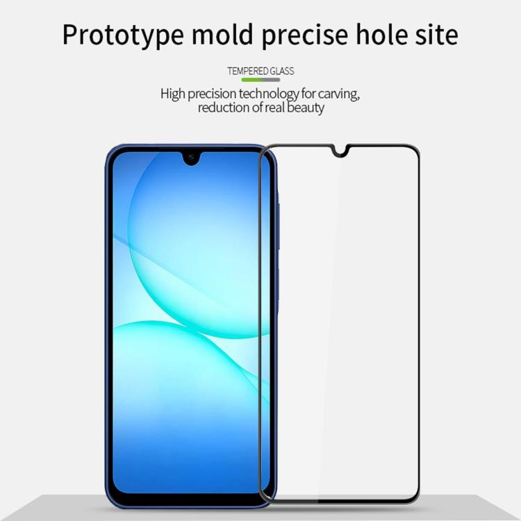For Samsung Galaxy A17 PINWUYO 9H 3D Full Screen Explosion-proof Tempered Glass Film - Black