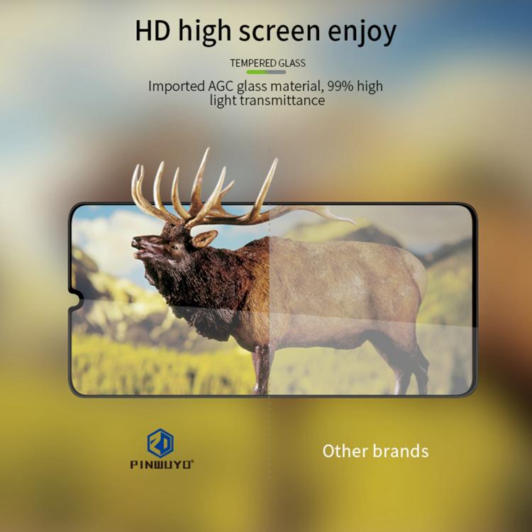 For Samsung Galaxy A17 PINWUYO 9H 3D Full Screen Explosion-proof Tempered Glass Film - Black