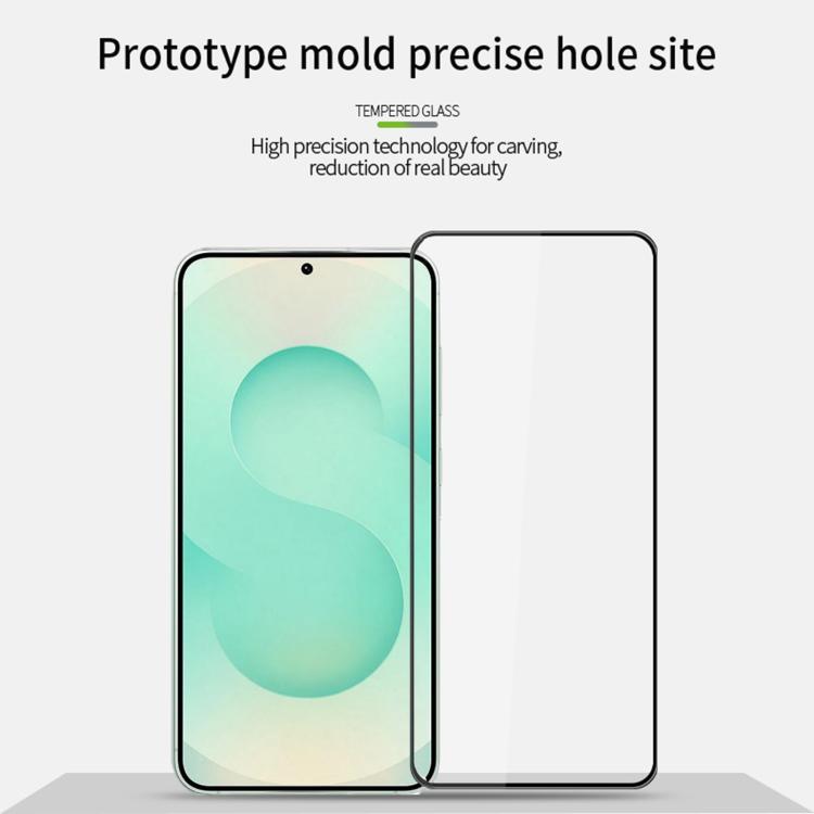 For Samsung Galaxy S26+ 5G Unlock PINWUYO 9H 3D Full Screen Explosion-proof Tempered Glass Film - Black