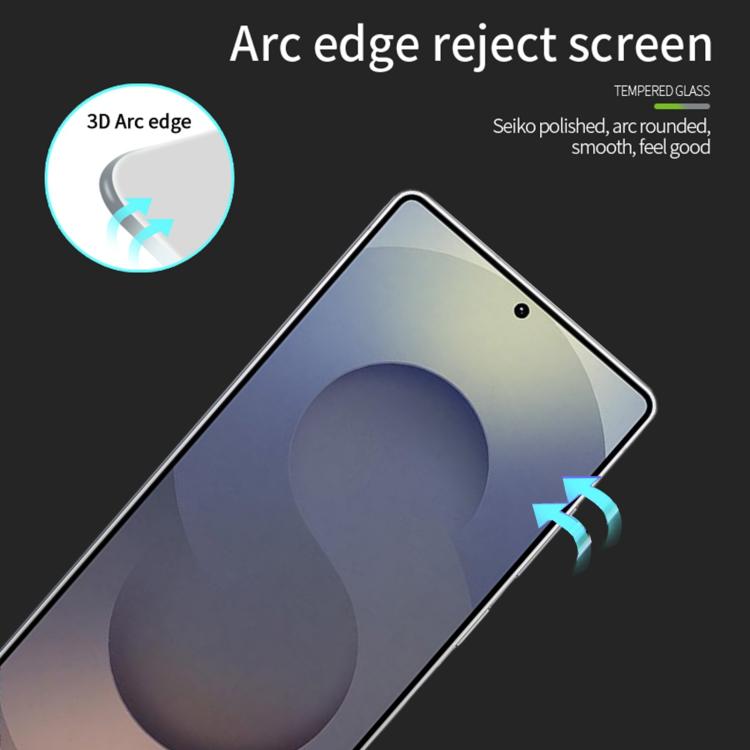 For Samsung Galaxy S26 Ultra 5G Unlock PINWUYO 9H 3D Full Screen Explosion-proof Tempered Glass Film - Black