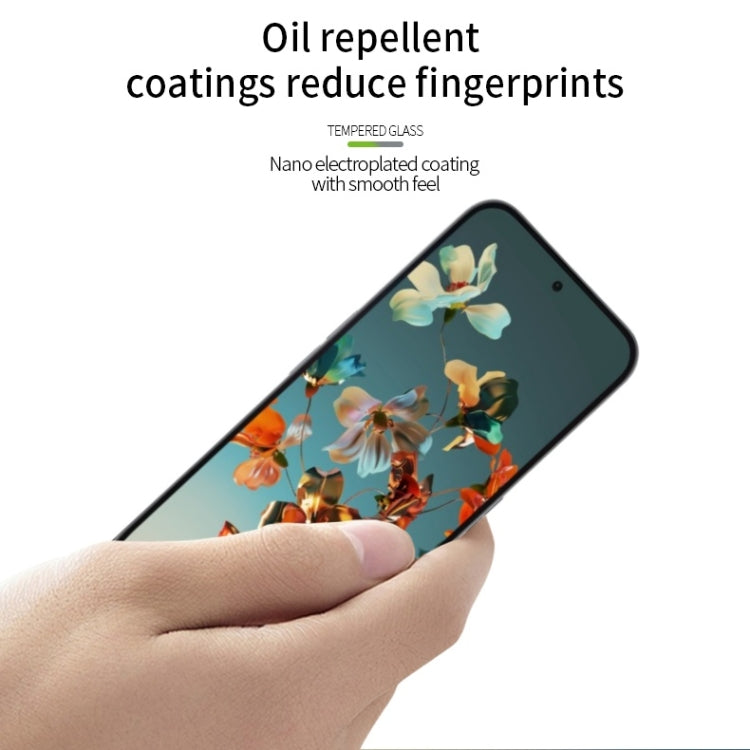 For Nothing Phone 2a Plus PINWUYO 9H 3D Curved Full Screen Explosion-proof Tempered Glass Film - Black
