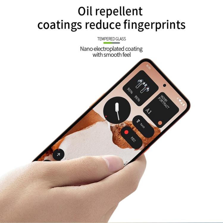 For Nothing CMF Phone 2 Pro PINWUYO 9H 3D Curved Full Screen Explosion-proof Tempered Glass Film - Black