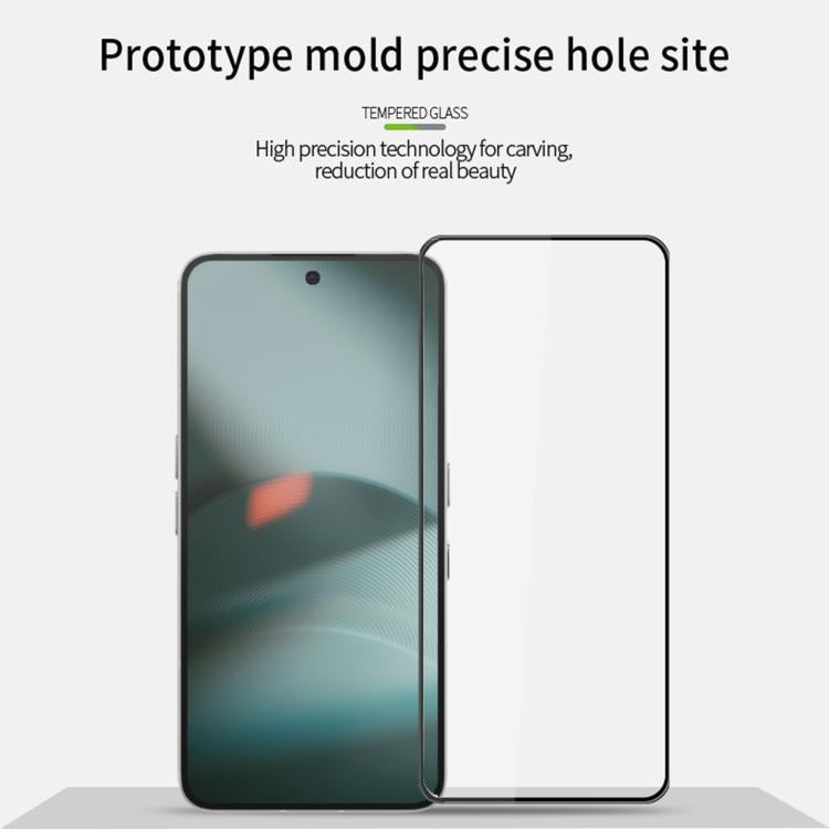 For Nothing Phone 3 PINWUYO 9H 3D Curved Full Screen Explosion-proof Tempered Glass Film - Black