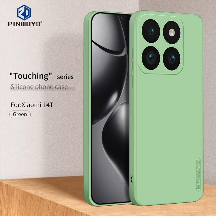 For Xiaomi 14T PINWUYO Sense Series Liquid Silicone TPU Phone Case