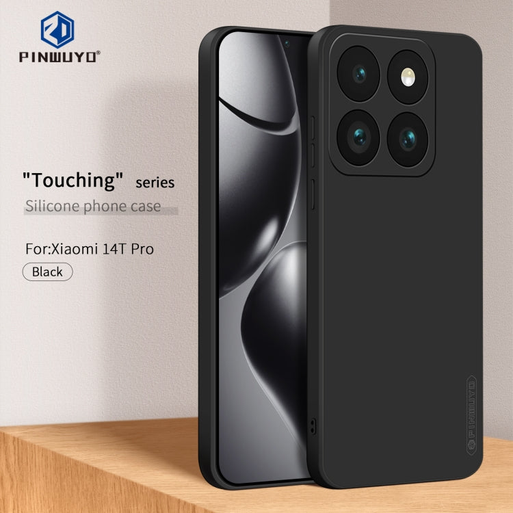 For Xiaomi 14T Pro PINWUYO Sense Series Liquid Silicone TPU Phone Case