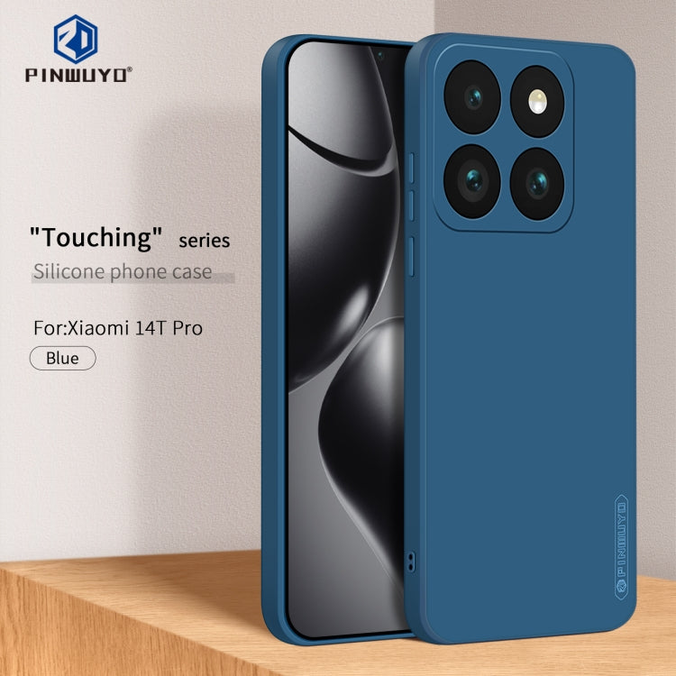 For Xiaomi 14T Pro PINWUYO Sense Series Liquid Silicone TPU Phone Case