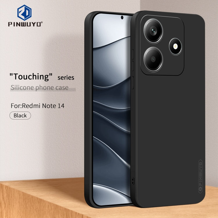 For Xiaomi Redmi Note 14 5G PINWUYO Sense Series Liquid Silicone TPU Phone Case