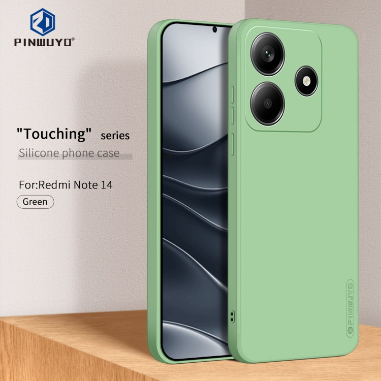 For Xiaomi Redmi Note 14 5G PINWUYO Sense Series Liquid Silicone TPU Phone Case