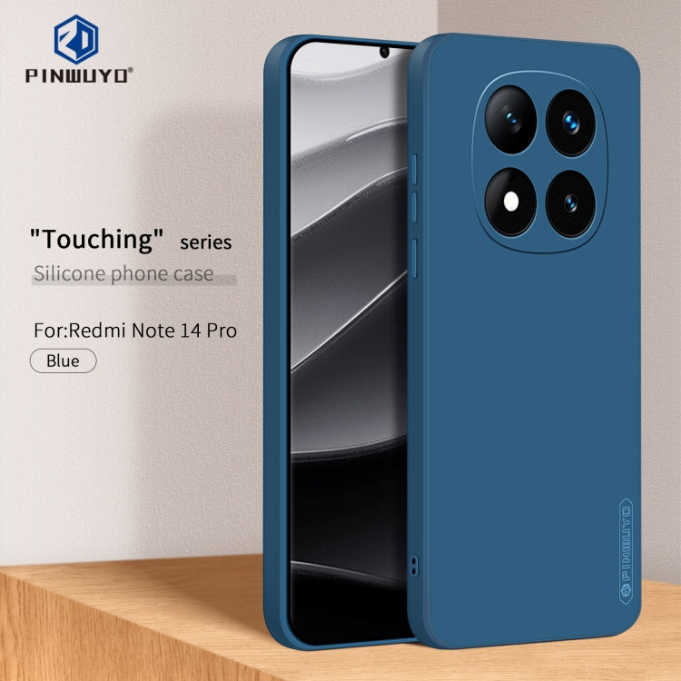 For Xiaomi Redmi Note 14 Pro 5G PINWUYO Sense Series Liquid Silicone TPU Phone Case