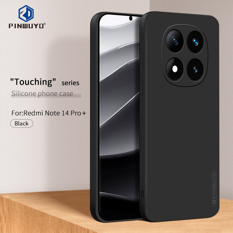 For Xiaomi Redmi Note 14 Pro+ 5G PINWUYO Sense Series Liquid Silicone TPU Phone Case