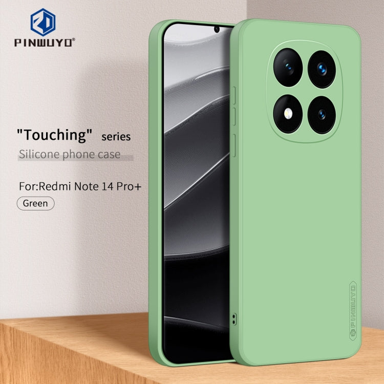 For Xiaomi Redmi Note 14 Pro+ 5G PINWUYO Sense Series Liquid Silicone TPU Phone Case