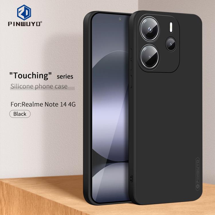 For Redmi Note 14 4G 163.25mm PINWUYO Sense Series Liquid Silicone TPU Phone Case