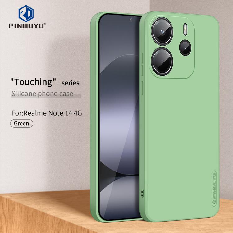 For Redmi Note 14 4G 163.25mm PINWUYO Sense Series Liquid Silicone TPU Phone Case