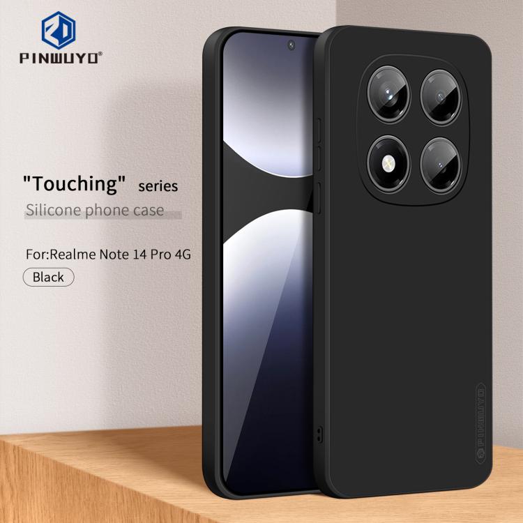 For Xiaomi Redmi Note 14 Pro 4G PINWUYO Sense Series Liquid Silicone TPU Phone Case