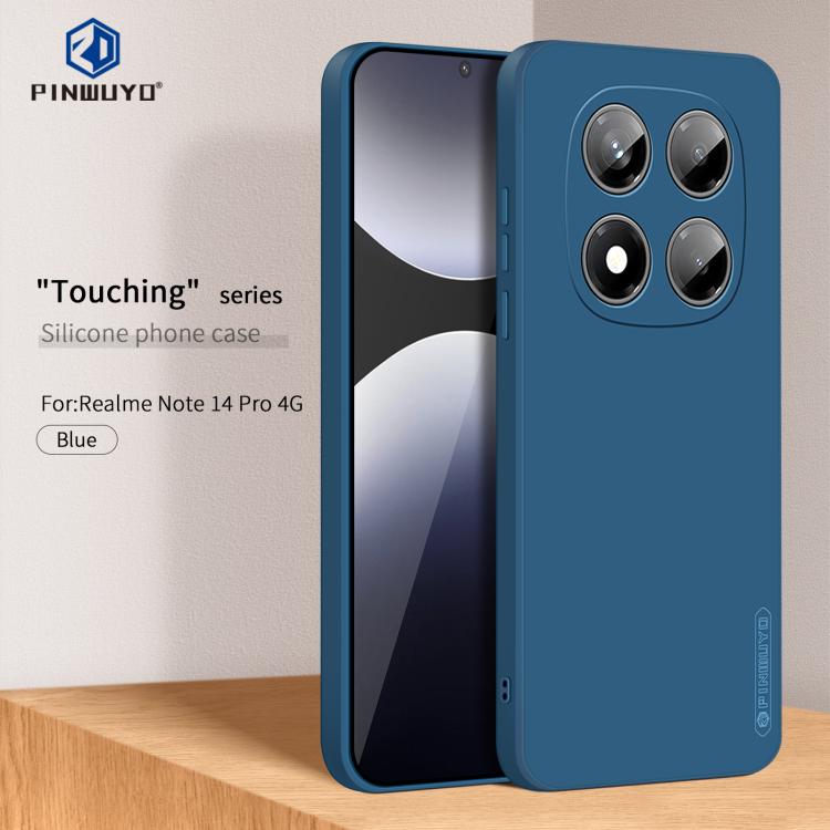 For Xiaomi Redmi Note 14 Pro 4G PINWUYO Sense Series Liquid Silicone TPU Phone Case