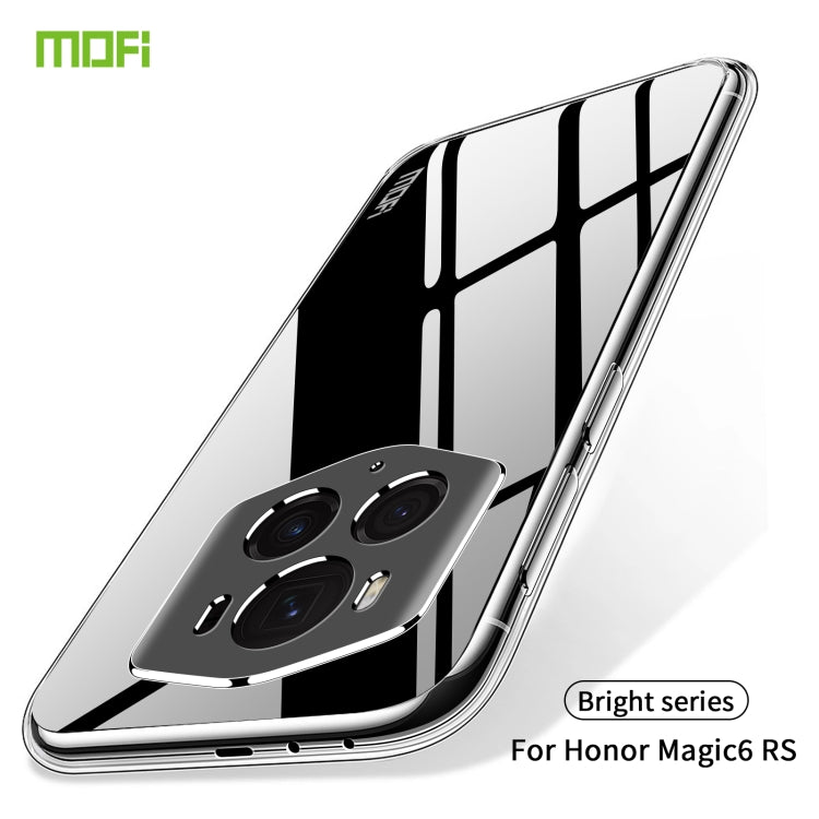 For Honor Magic6 RSR MOFI Ming Series Ultra-thin TPU Phone Case - Transparent