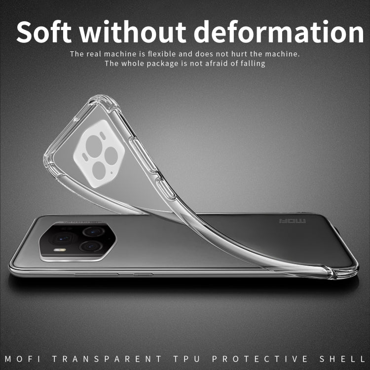 For Honor Magic6 RSR MOFI Ming Series Ultra-thin TPU Phone Case - Transparent