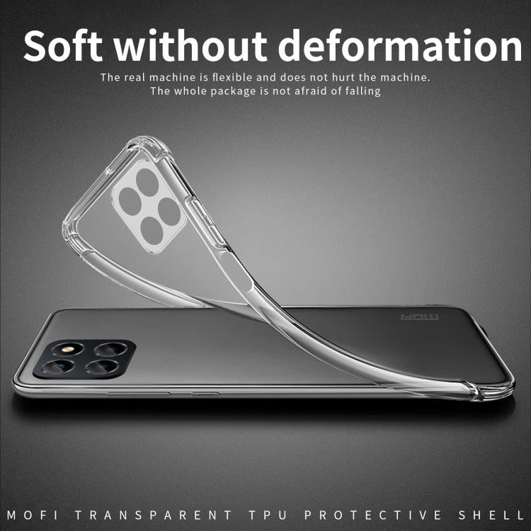 For Honor Play 60 Plus MOFI Ming Series Ultra-thin TPU Phone Case - Transparent