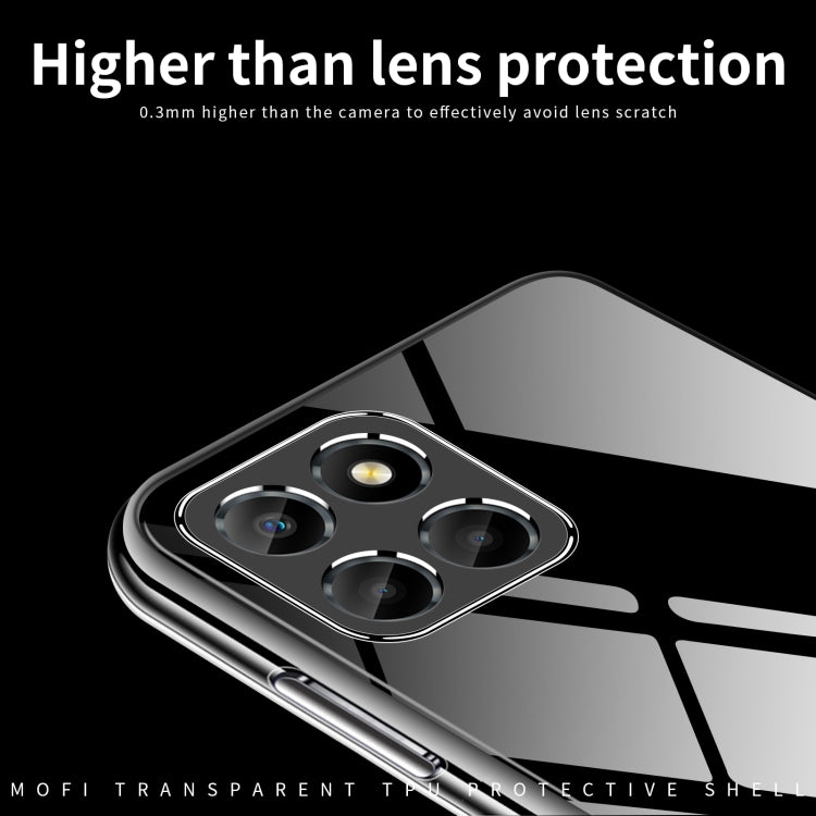 For Honor Play 60 Plus MOFI Ming Series Ultra-thin TPU Phone Case - Transparent