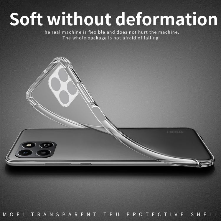 For Honor X6b MOFI Ming Series Ultra-thin TPU Phone Case - Transparent