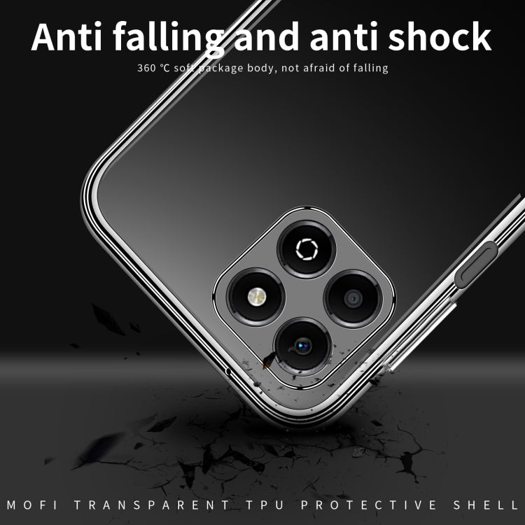 For Honor X6b MOFI Ming Series Ultra-thin TPU Phone Case - Transparent