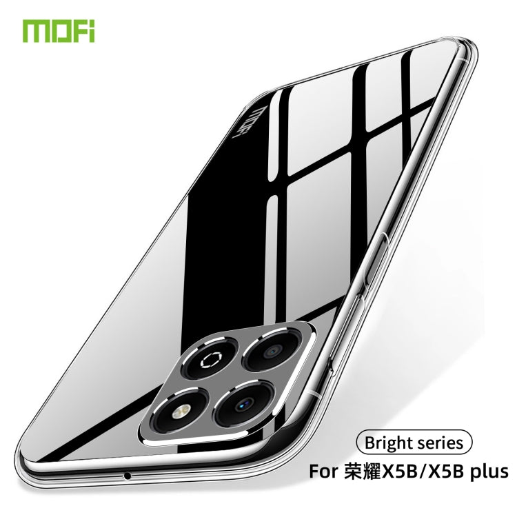 For Honor X5b / X5b Plus MOFI Ming Series Ultra-thin TPU Phone Case - Transparent