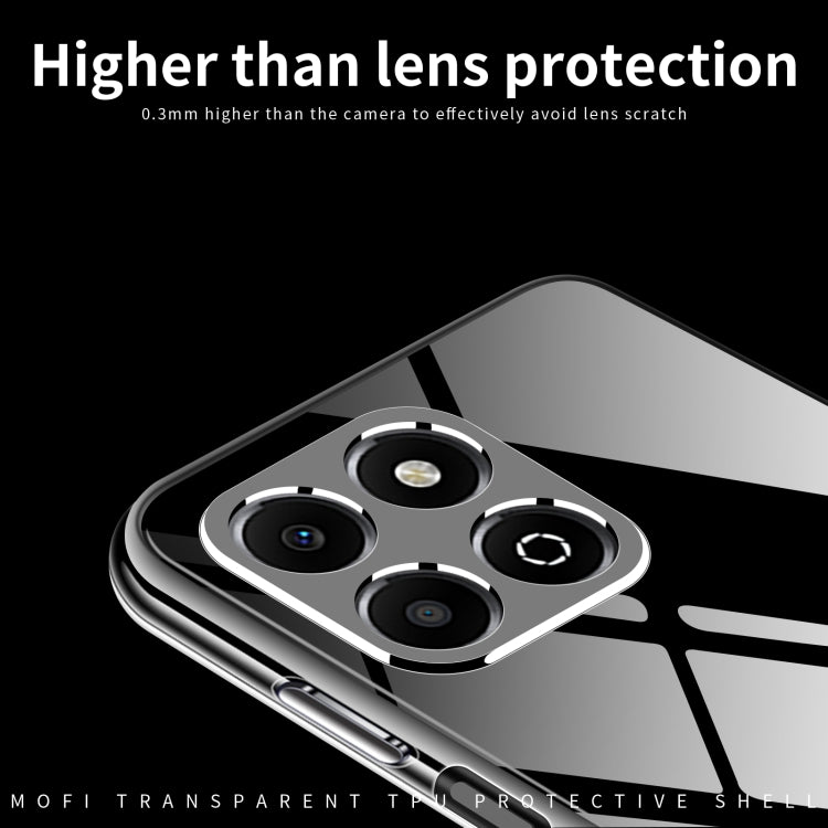 For Honor X5b / X5b Plus MOFI Ming Series Ultra-thin TPU Phone Case - Transparent