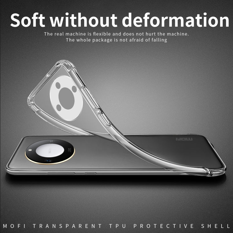 For Honor X60 MOFI Ming Series Ultra-thin TPU Phone Case - Transparent