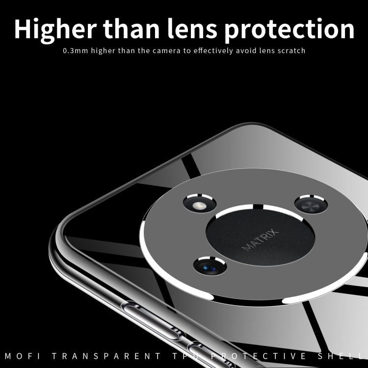 For Honor X60 MOFI Ming Series Ultra-thin TPU Phone Case - Transparent