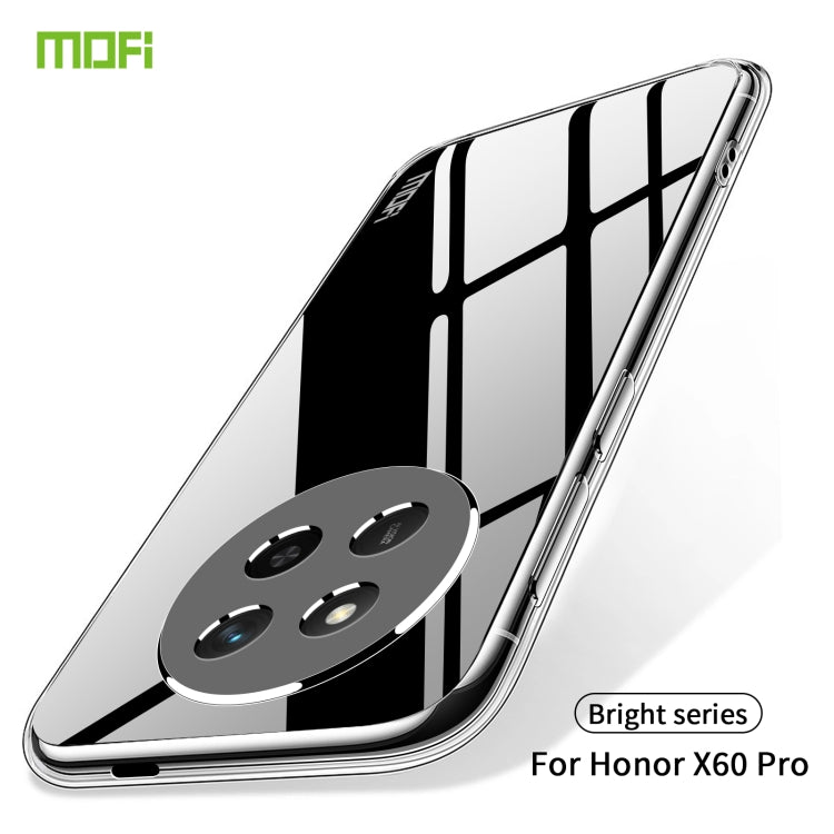 For Honor X60 Pro / X9C MOFI Ming Series Ultra-thin TPU Phone Case - Transparent